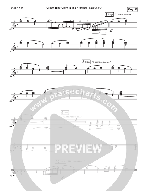 Crown Him (Glory In The Highest) String Pack (Aaron Williams)