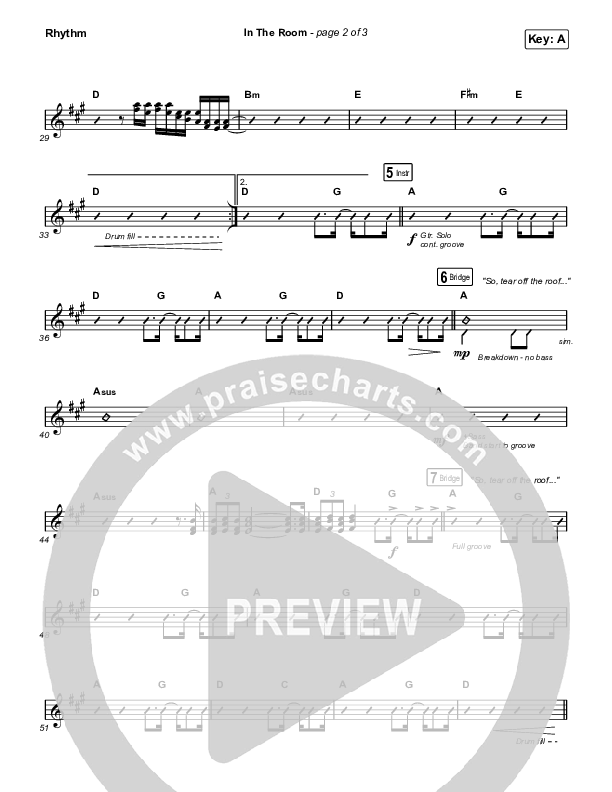 In The Room Rhythm Pack (Matt Maher / Chris Brown)