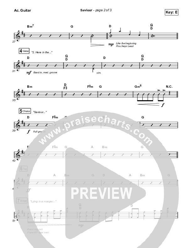 Saviour Acoustic Guitar (We Are Messengers)