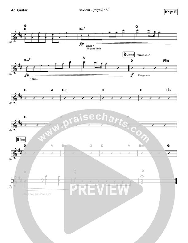 Saviour Acoustic Guitar (We Are Messengers)