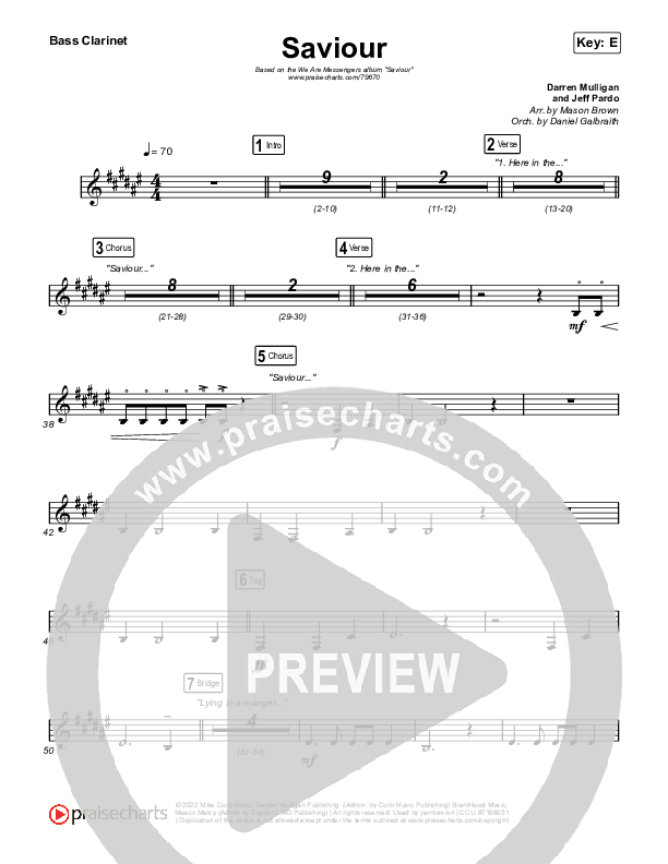 Saviour Bass Clarinet (We Are Messengers)