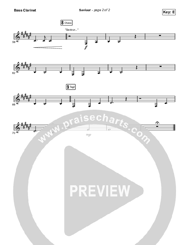 Saviour Bass Clarinet (We Are Messengers)