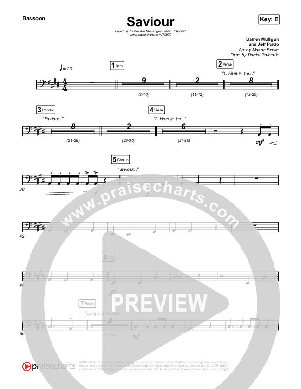 Saviour Bassoon (We Are Messengers)