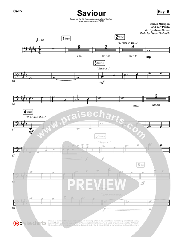 Saviour Cello (We Are Messengers)