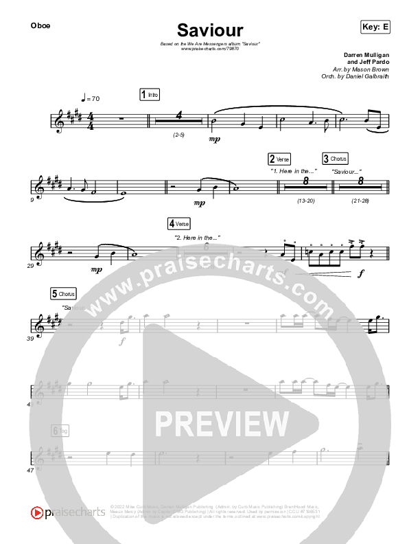 Saviour Oboe (We Are Messengers)