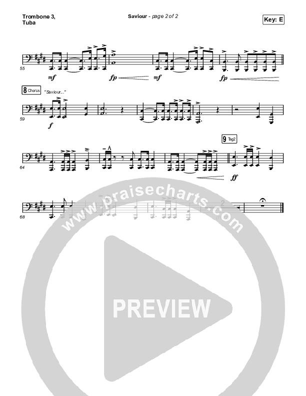 Saviour Trombone 3/Tuba (We Are Messengers)