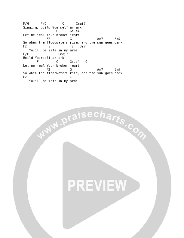 Ark Chord Chart (Leeland)