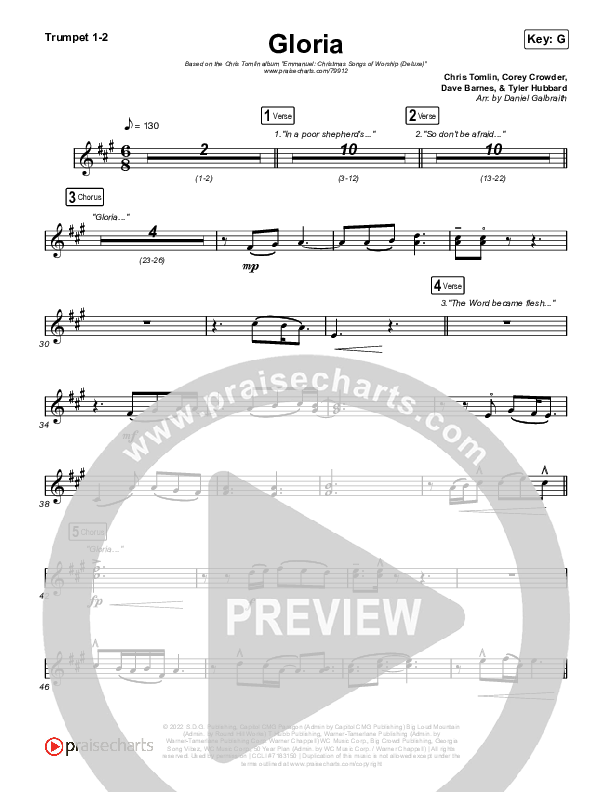 Gloria Brass Pack (Chris Tomlin)