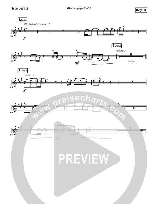 Gloria Trumpet 1,2 (Chris Tomlin)