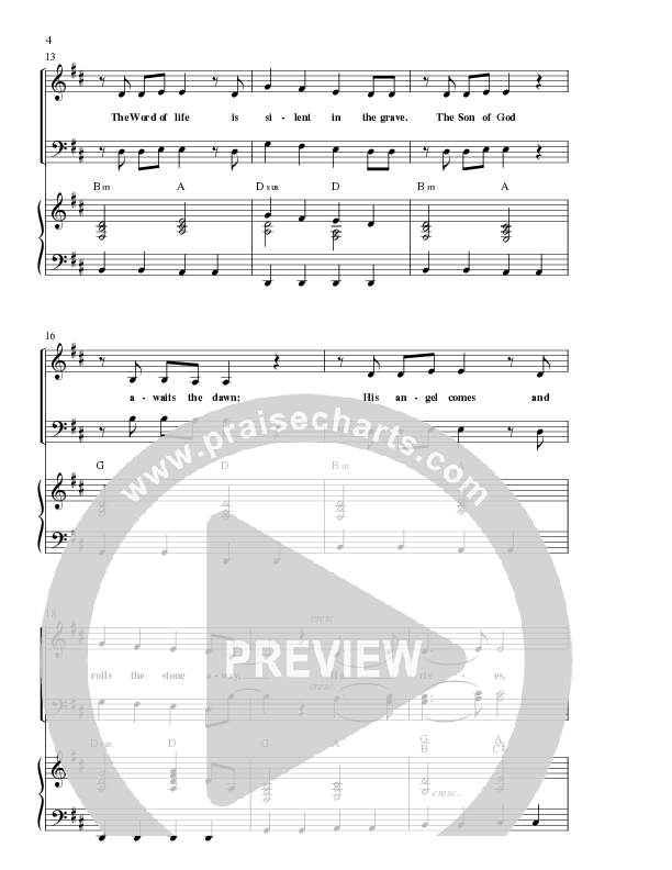 Alleluia Christ Is Risen (Choral Anthem SATB) Anthem (SATB/Piano) (Lorenz Choral / Arr. Camp Kirkland)