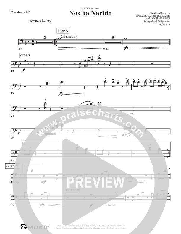 Nos ha Nacido Brass Pack (Bell Shoals Music)