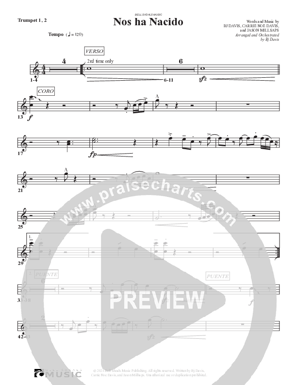 Nos ha Nacido Brass Pack (Bell Shoals Music)