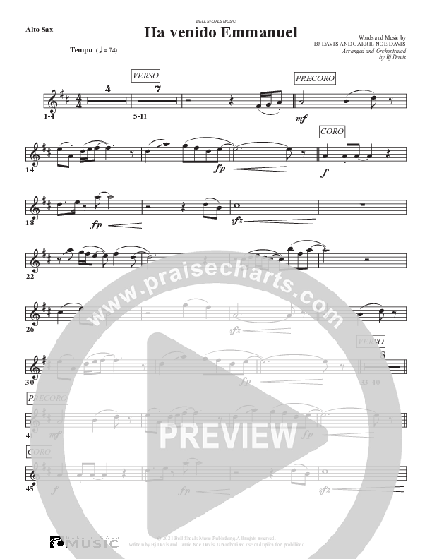 Ha venido Emmanuel Wind Pack (Bell Shoals Music)