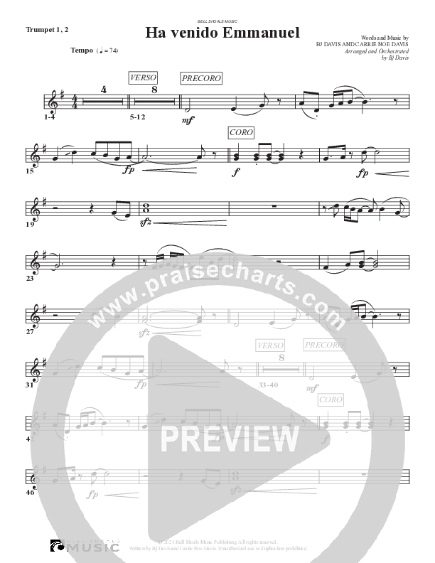 Ha venido Emmanuel Brass Pack (Bell Shoals Music)