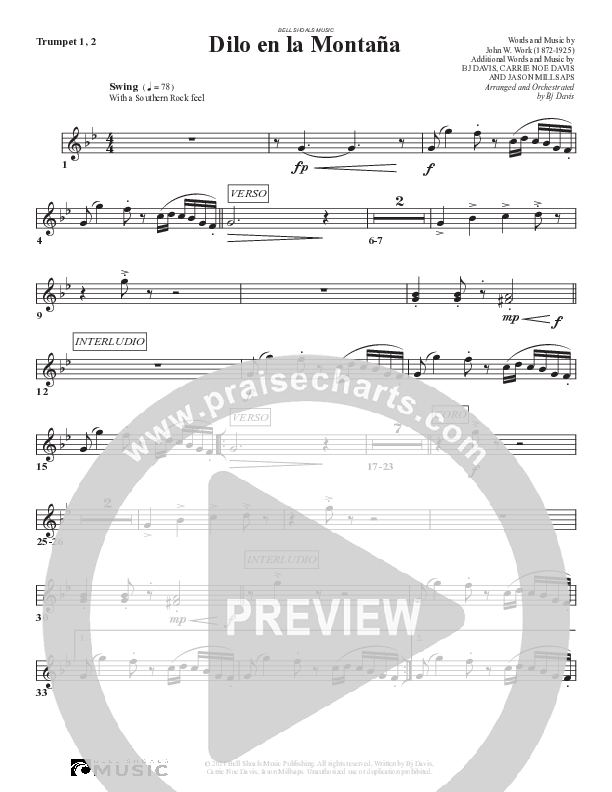 Ve dilo en la Montaña Trumpet 1,2 (Bell Shoals Music)