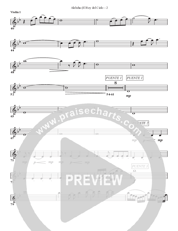 Aleluya (El Rey del Cielo) String Pack (Bell Shoals Music)