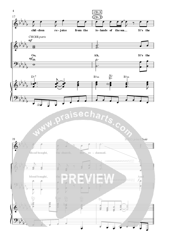 Blood Bought Church (Choral Anthem SATB) Anthem (SATB/Piano) (Lillenas Choral / Arr. Cliff Duren)