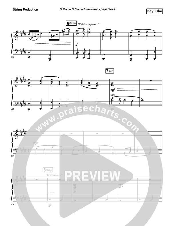 O Come O Come Emmanuel String Reduction (Maverick City Music / Naomi Raine / Nate Moore)