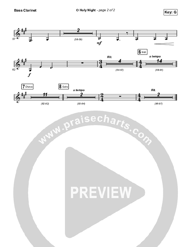 O Holy Night Bass Clarinet (Maverick City Music / Lizzie Morgan)