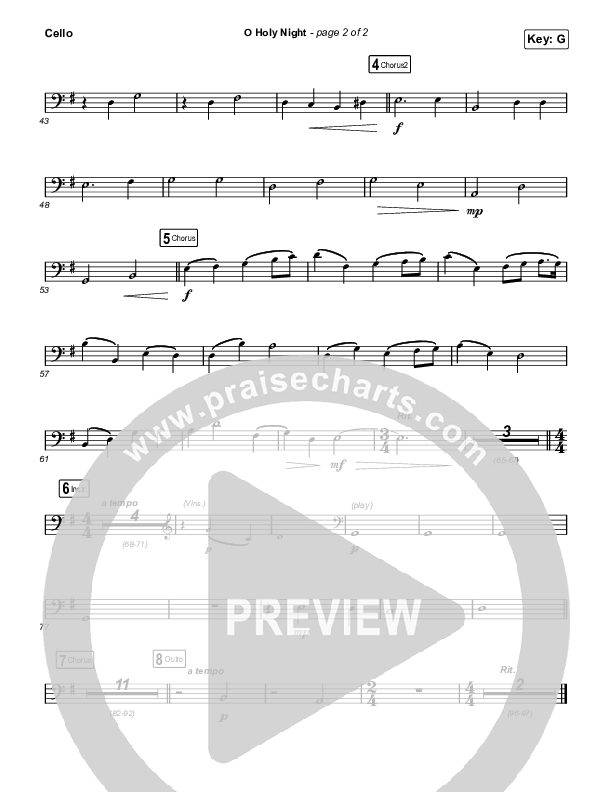 O Holy Night Cello (Maverick City Music / Lizzie Morgan)