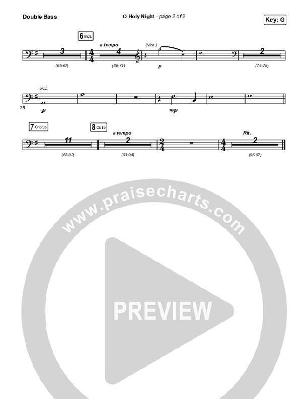 O Holy Night String Bass (Maverick City Music / Lizzie Morgan)