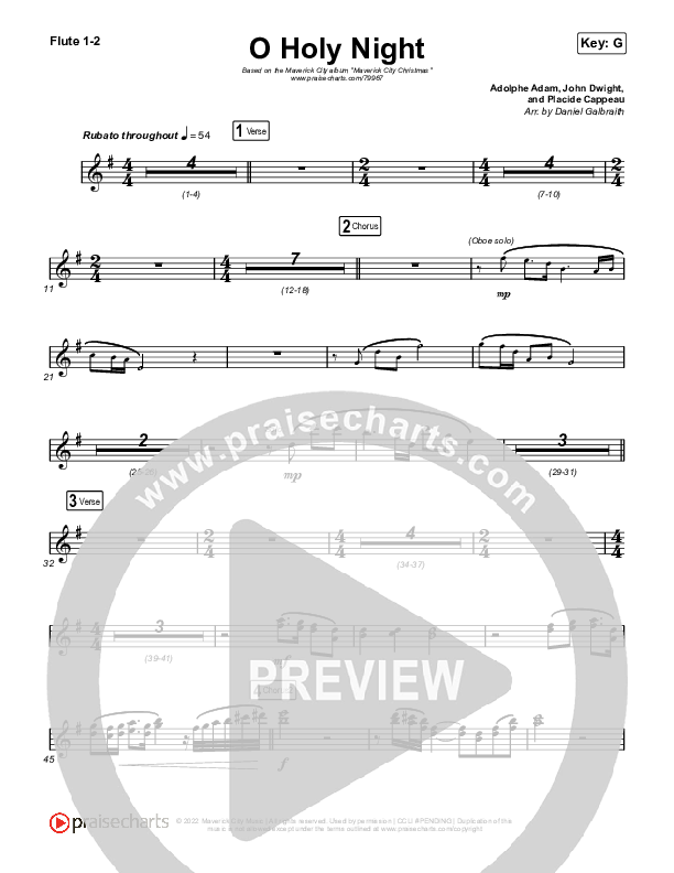 O Holy Night Wind Pack (Maverick City Music / Lizzie Morgan)