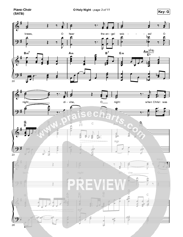 O Holy Night Piano/Vocal (SATB) (Maverick City Music / Lizzie Morgan)