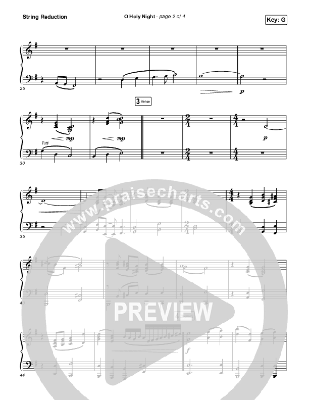 O Holy Night String Reduction (Maverick City Music / Lizzie Morgan)