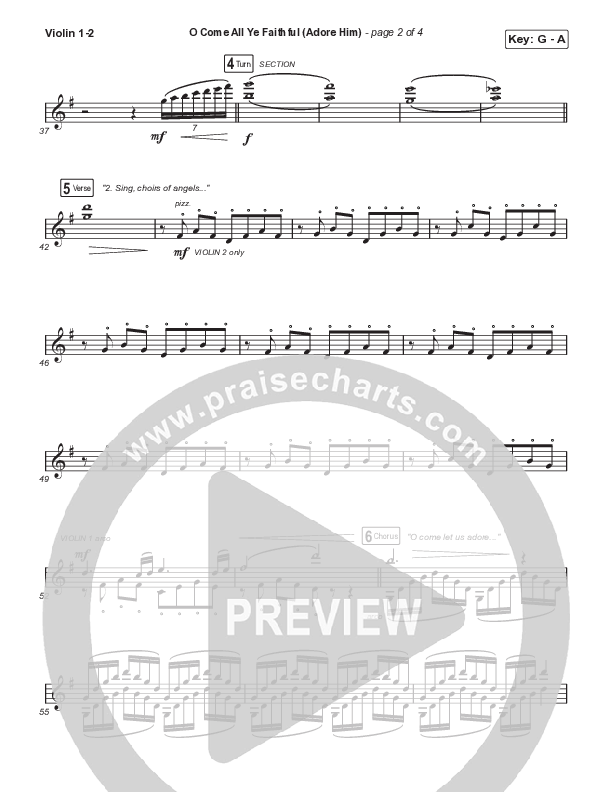 O Come All Ye Faithful (Adore Him) (A Christmas Choral Worship Moment) String Pack (Signature Sessions / Connor Bogardus / Arr. Mason Brown)