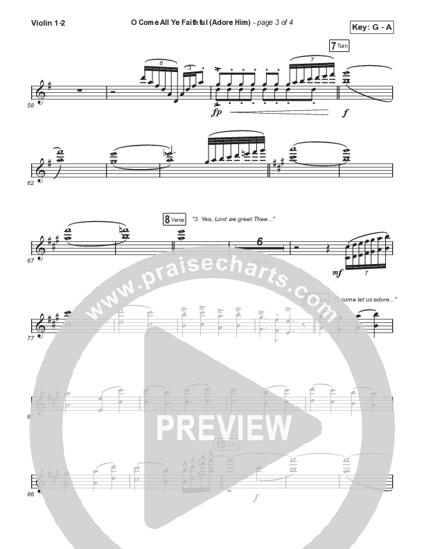 O Come All Ye Faithful (Adore Him) (A Christmas Choral Worship Moment) String Pack (Signature Sessions / Connor Bogardus / Arr. Mason Brown)