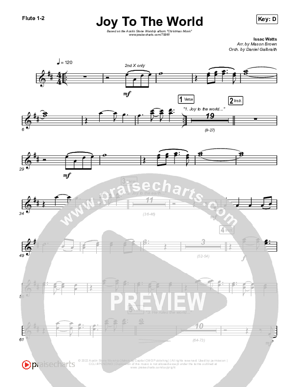 Joy To The World Wind Pack (Austin Stone Worship)