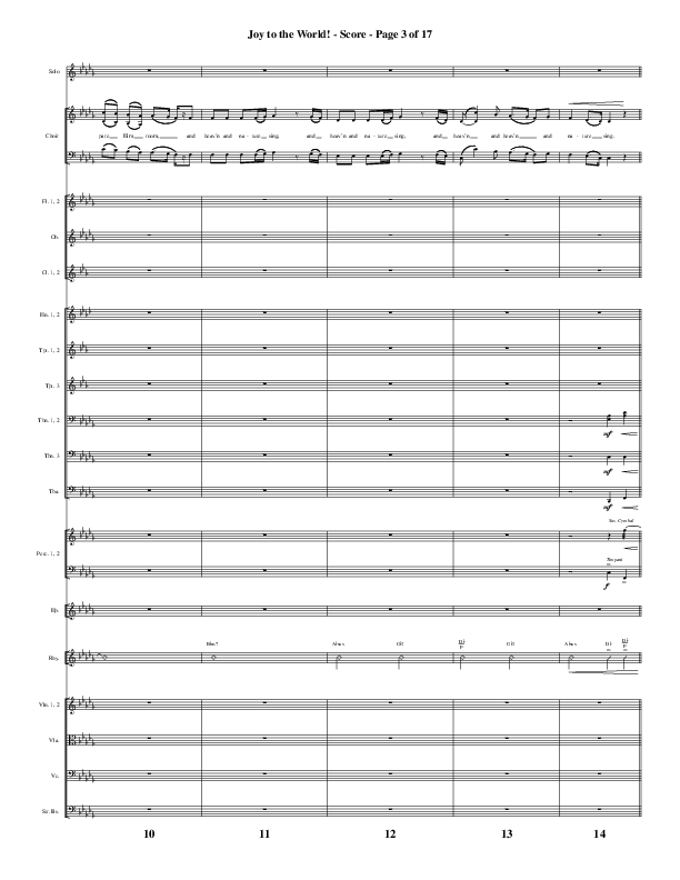 Joy To The World with Raise A Hallelujah (Choral Anthem SATB) Conductor's Score (Word Music Choral / Arr. Cliff Duren)