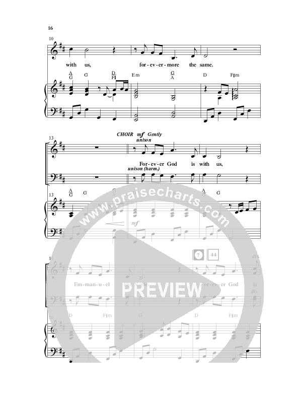 Forever God Is With Us (9 Song Collection) Song 2 (Piano SATB) (Word Music Choral)