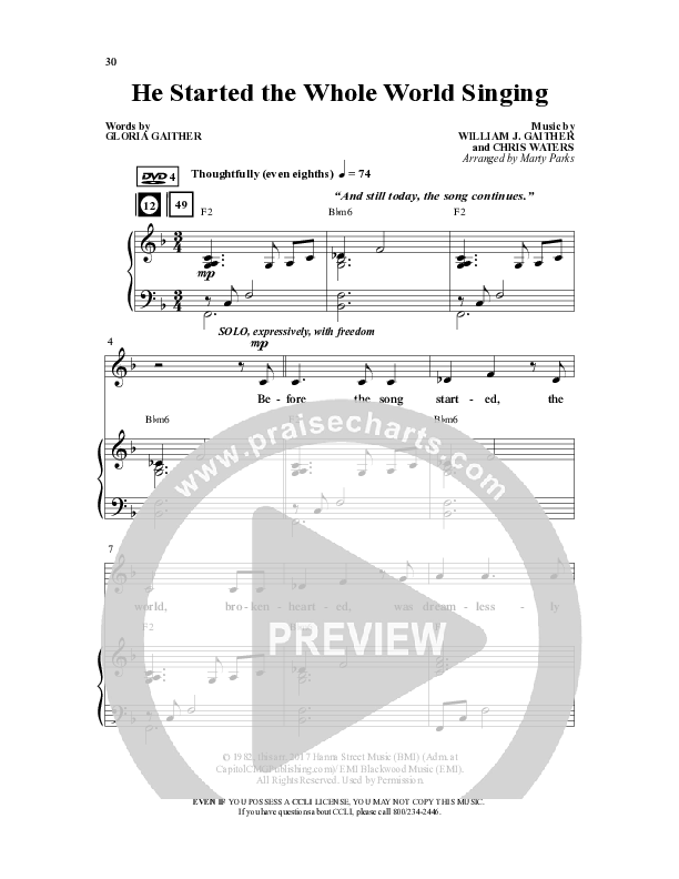 Forever God Is With Us (9 Song Collection) Song 4 (Piano SATB) (Word Music Choral)