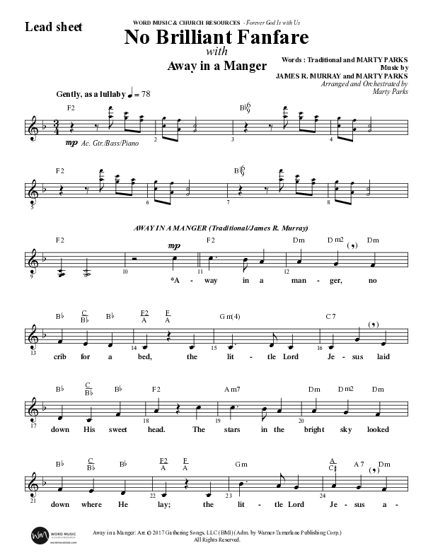 Forever God Is With Us (9 Song Collection) Song 5 (Lead & Chords) (Word Music Choral)