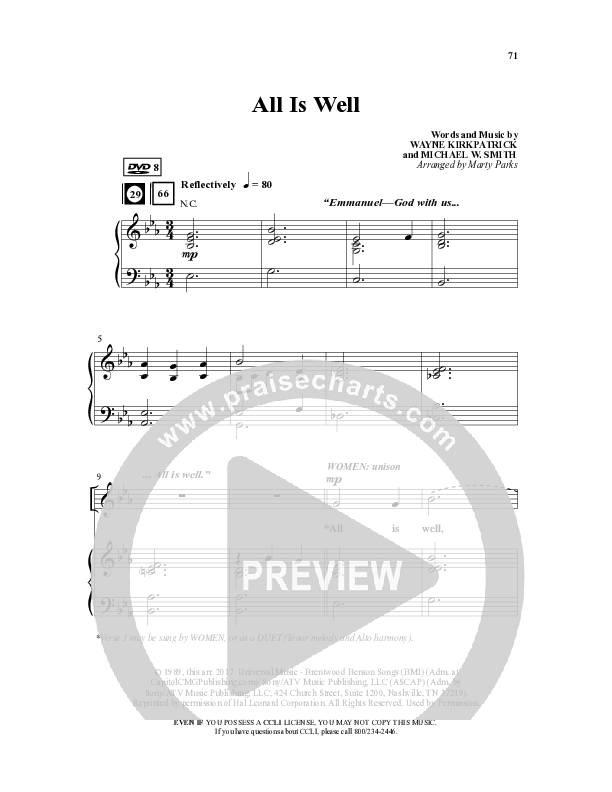 Forever God Is With Us (9 Song Collection) Song 8 (Piano SATB) (Word Music Choral)