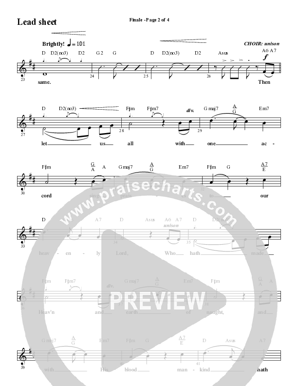 Forever God Is With Us (9 Song Collection) Song 9 (Lead & Chords) (Word Music Choral)