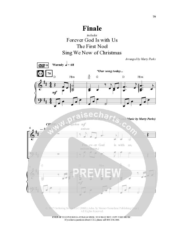 Forever God Is With Us (9 Song Collection) Song 9 (Piano SATB) (Word Music Choral)