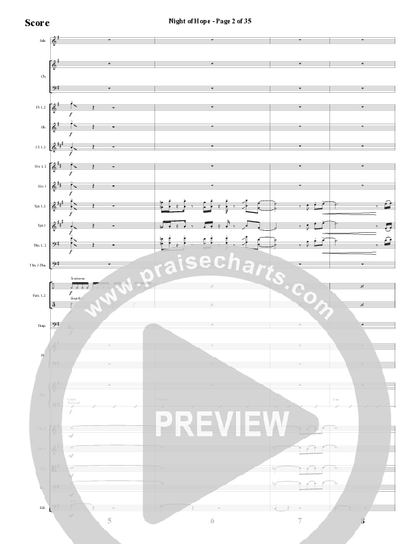 What A Glorious Night (9 Song Collection) Song 10 (Orchestration) (Word Music Choral)