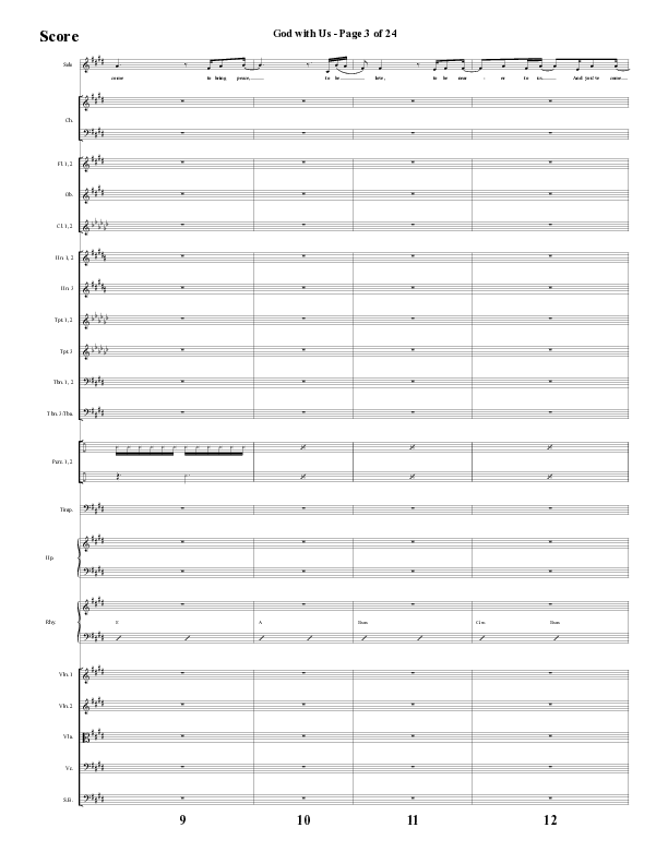 What A Glorious Night (9 Song Collection) Song 8 (Orchestration) (Word Music Choral)