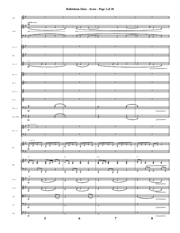 Bethlehem Skies (Choral Anthem SATB) Conductor's Score (Word Music Choral / Arr. Daniel Semsen)