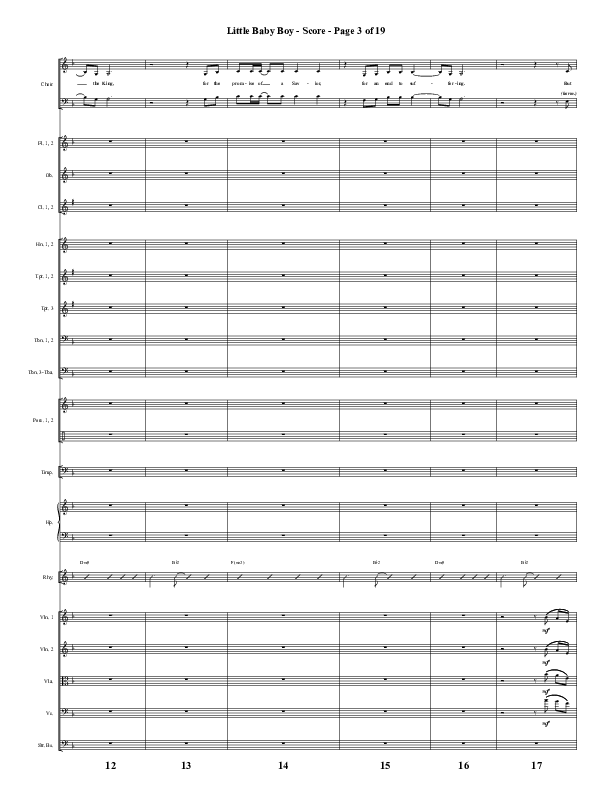 Little Baby Boy (Choral Anthem SATB) Conductor's Score (Word Music Choral / Arr. J. Daniel Smith)