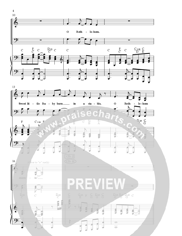 O Bethlehem Mornin' (Choral Anthem SATB) Anthem (SATB/Piano) (Lillenas Choral / Arr. David Clydesdale)