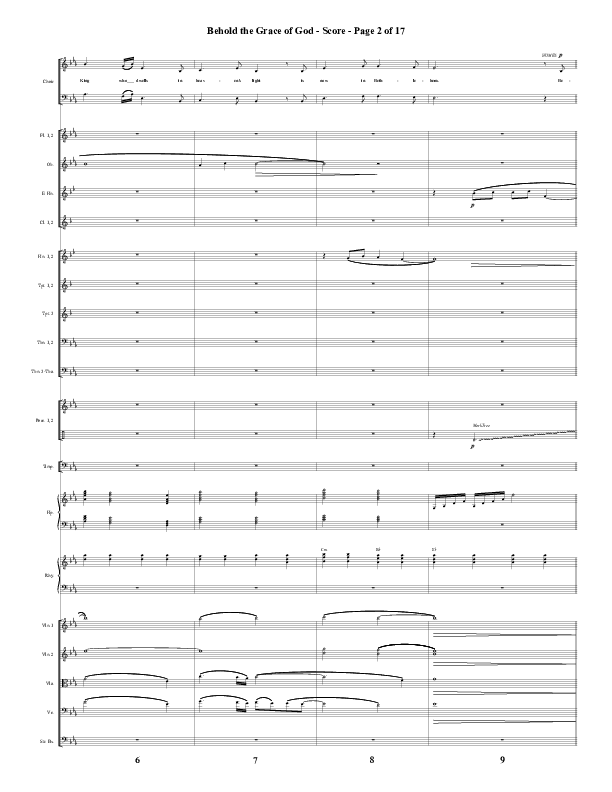Behold The Grace Of God (Choral Anthem SATB) Conductor's Score (Word Music Choral / Arr. J. Daniel Smith)