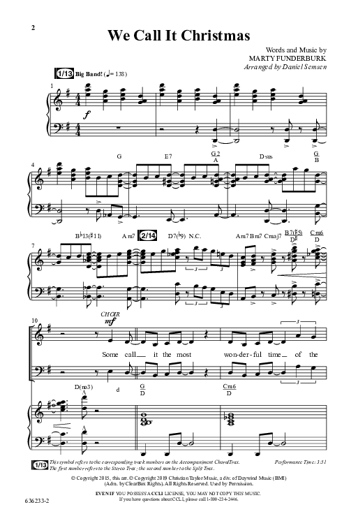 We Call It Christmas (Choral Anthem SATB) Anthem (SATB/Piano) (Word Music Choral / Arr. Daniel Semsen)