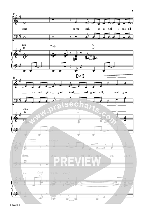 We Call It Christmas (Choral Anthem SATB) Anthem (SATB/Piano) (Word Music Choral / Arr. Daniel Semsen)