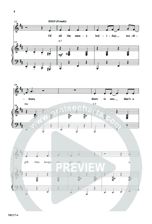 The Ugly Christmas Sweater Song (Choral Anthem SATB) Anthem (SATB/Piano) (Word Music Choral / Arr. Daniel Semsen)