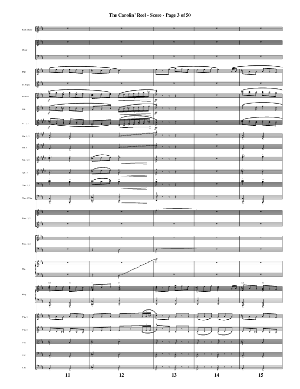 The Carolin' Reel (Choral Anthem SATB) Conductor's Score (Word Music Choral / Arr. Daniel Semsen)