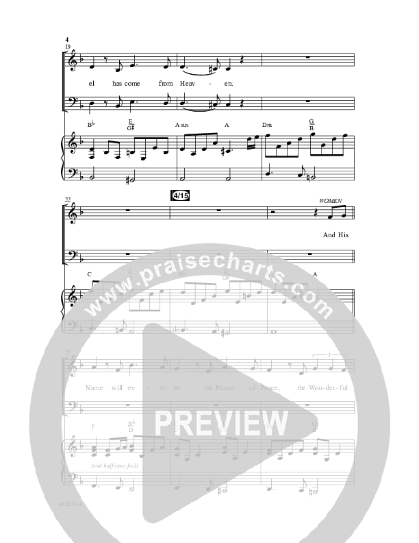 Unto Us (Choral Anthem SATB) Anthem (SATB/Piano) (Word Music Choral / Arr. David Hamilton)