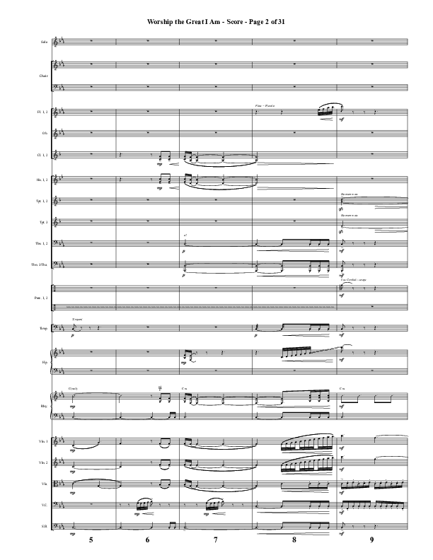Worship The Great I Am (Choral Anthem SATB) Conductor's Score (Word Music Choral / Arr. David Wise / Arr. David Shipps)